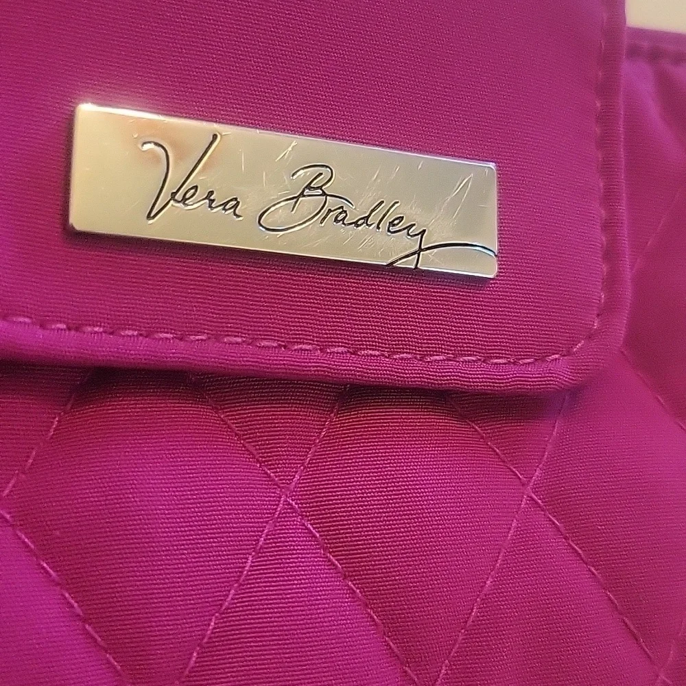 Vera Bradley Pink Wristlet beautiful, very good condition .fuchsia pink wallet